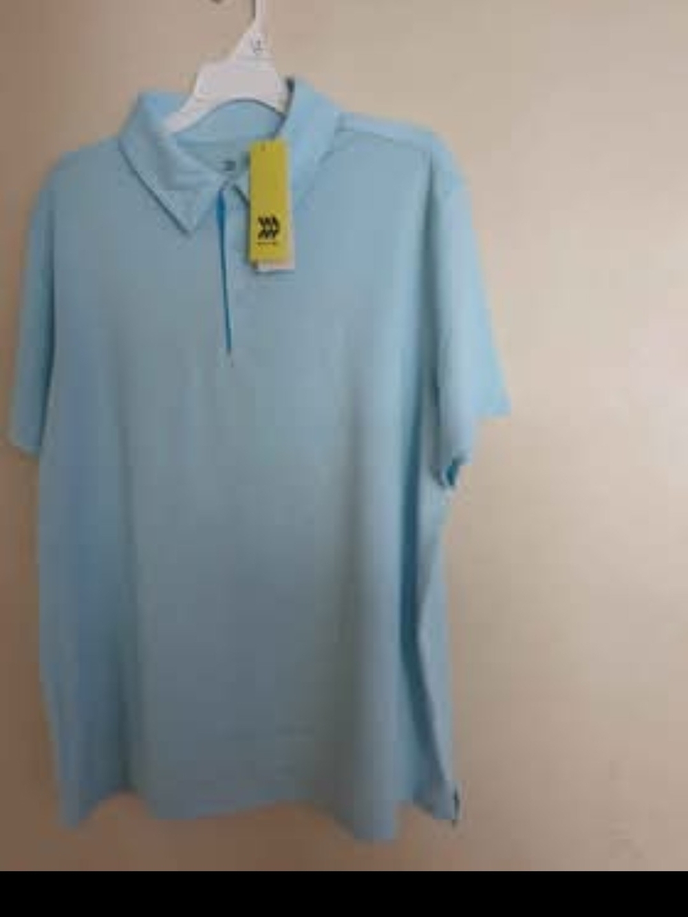 Light Blue Men's Polo Shirt $20